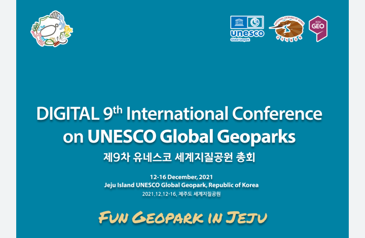 نهمین کنفرانس بین المللی ژئوپارک های جهانی یونسکو بصورت آنلاین برگزار شد.