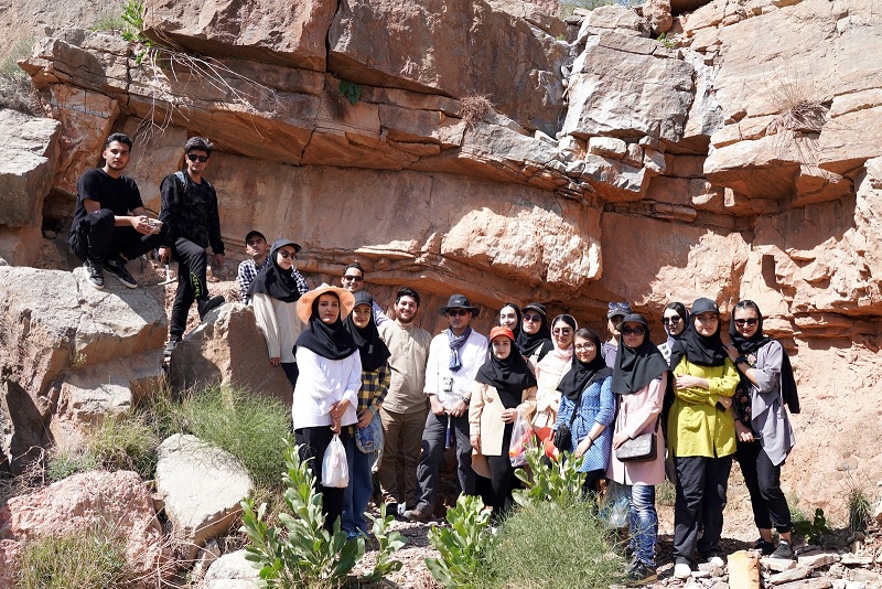 Students of Tabriz University's Faculty of Earth sciences visited Ares Geopark