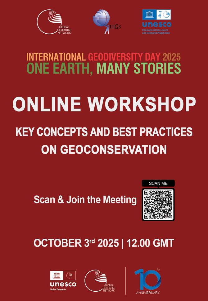 کارگاه آنلاین: تنوع زمین‌شناختی و حفاظت‌زمین در ژئوپارک‌های جهانی یونسکو